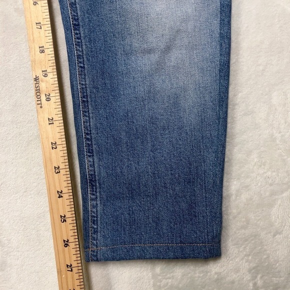 Nudie Jeans Co Men Fits 33x27 Lean Dean Blue Jeans Classic Anthem Made in Italy - Picture 8 of 11